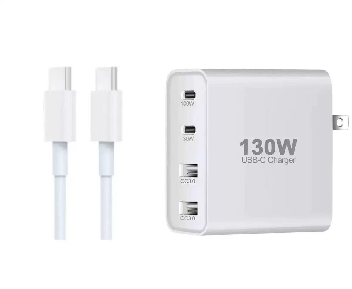 100-120W Portable Quick Charge Power GaN PD Charger Travel Type C Fast Charger